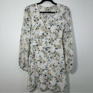 Abercrombie & Fitch Women’s Long Sleeve Floral Button-Up Dress Size Small